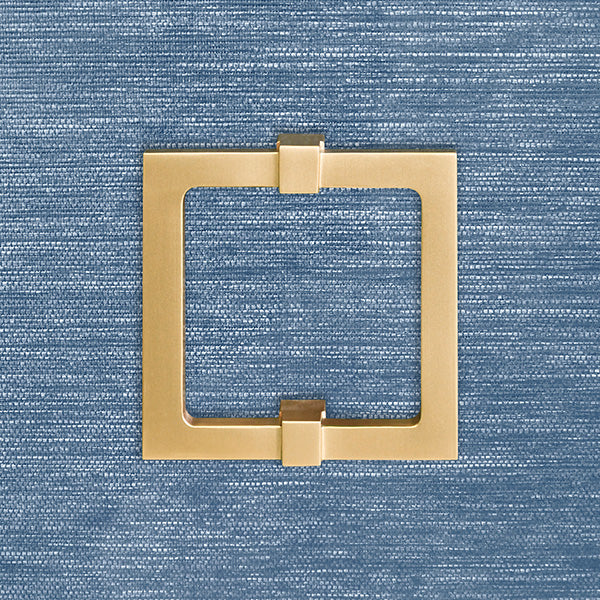 Effie Cabinet - Blue Grasscloth
