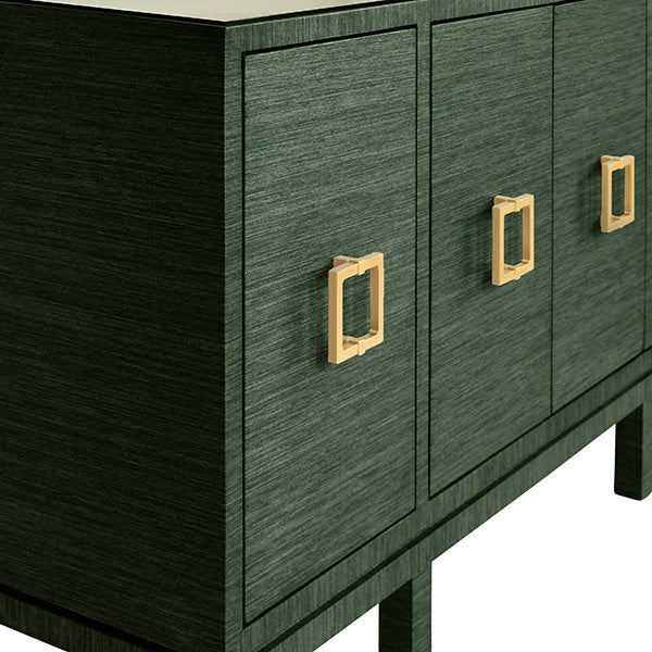 Effie Cabinet - Green Grass Cloth