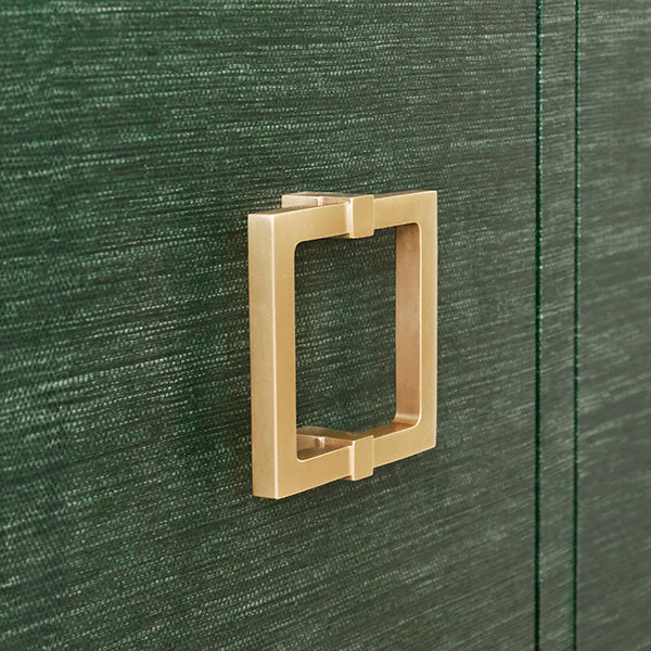Effie Cabinet - Green Grass Cloth