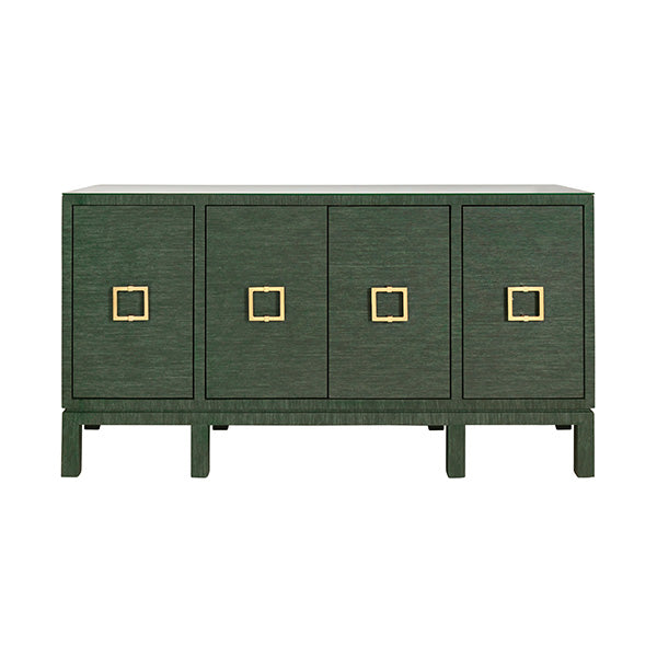 Effie Cabinet - Green Grass Cloth