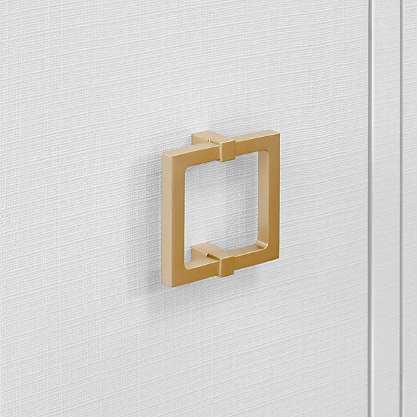Effie Cabinet - White Grasscloth