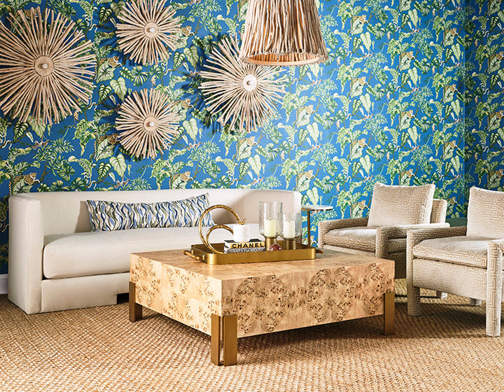 Enid Coffee Table - Light Burl Wood