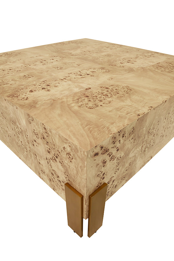Enid Coffee Table - Light Burl Wood
