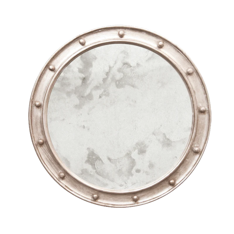 Federal Mirror - Silver Leaf Finish