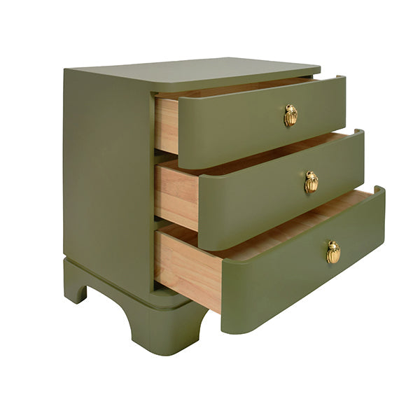 Fortune Side Table - Olive Green