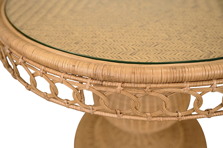 Gabrielle 40" Rattan Dining Table
