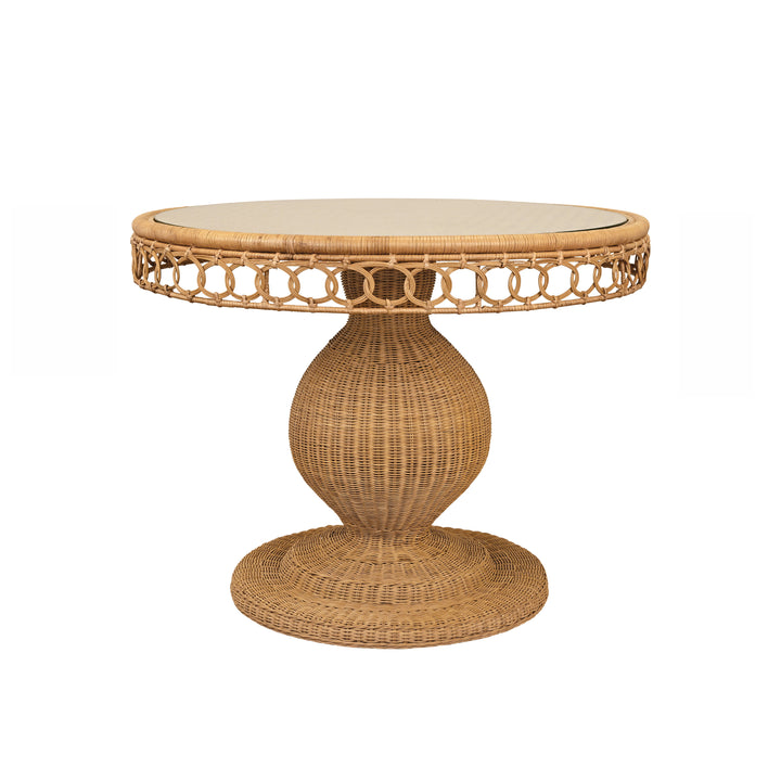 Gabrielle 40" Rattan Dining Table