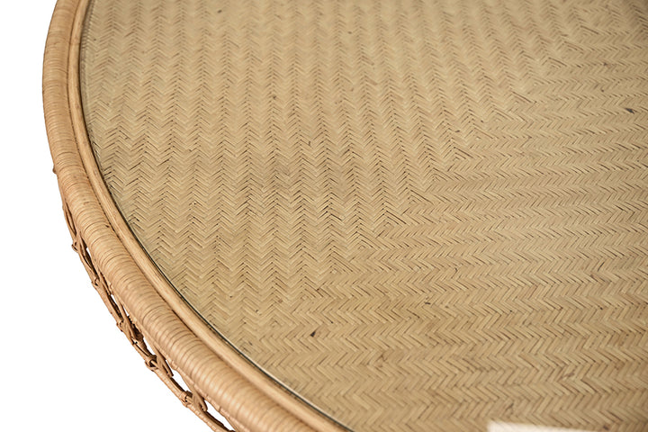 Gabrielle 60" Rattan Dining Table