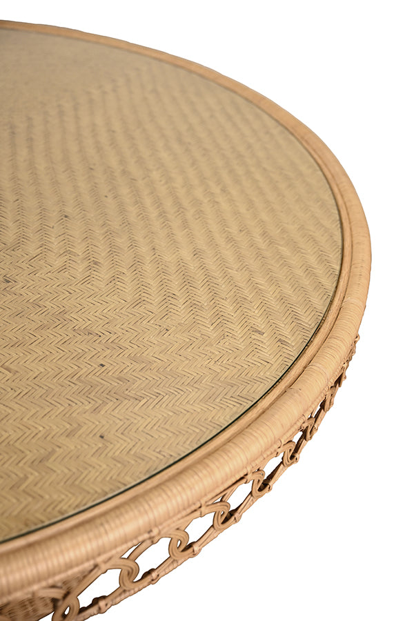 Gabrielle 60" Rattan Dining Table
