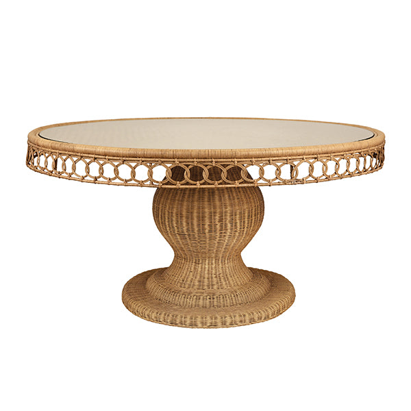 Gabrielle 60" Rattan Dining Table