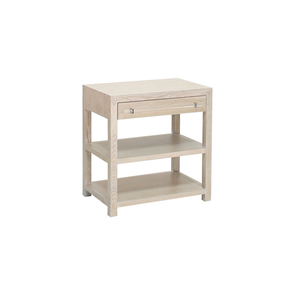 Garbo Side Table - Cerused Oak