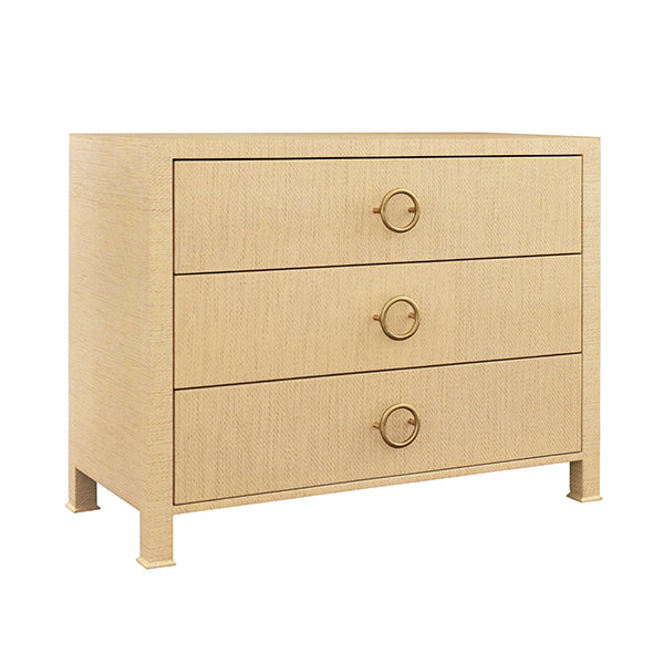 Getty Chest - Natural Grasscloth