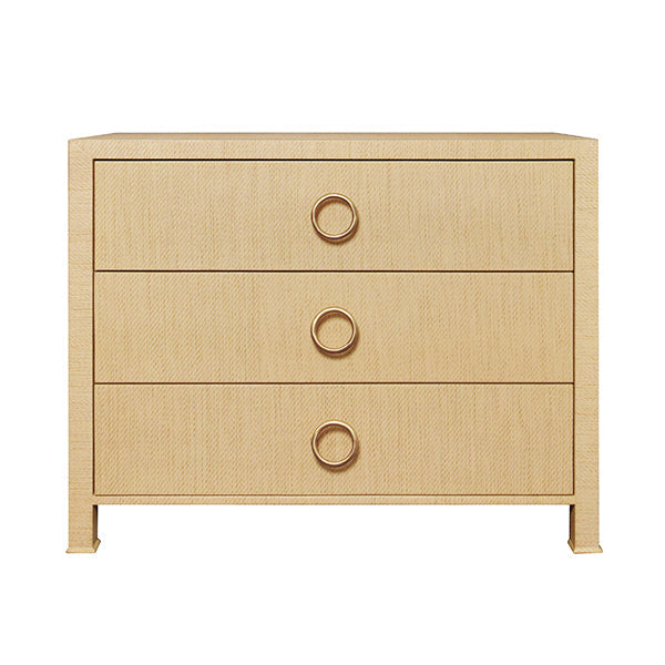 Getty Chest - Natural Grasscloth