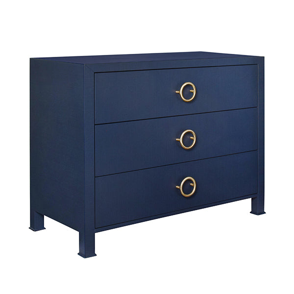 Getty Chest - Navy Linen