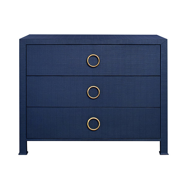 Getty Chest - Navy Linen
