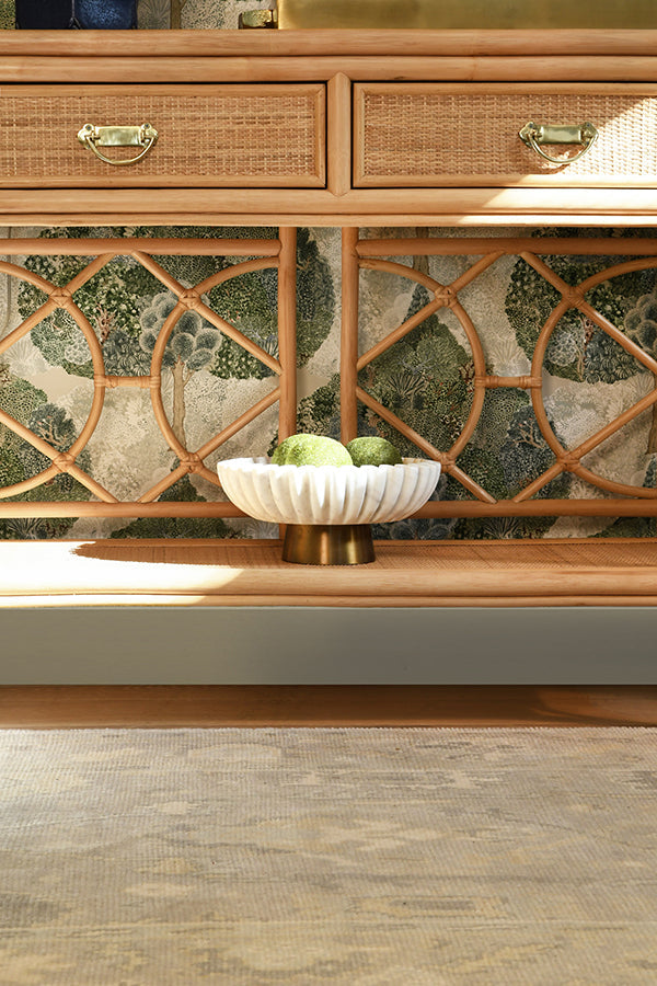 Gideon Console - Natural Rattan
