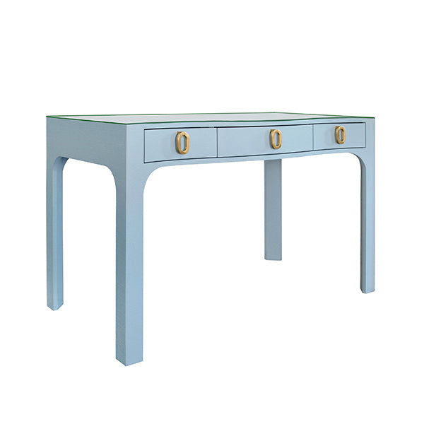 Gladys Desk - Light Blue Linen