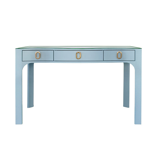 Gladys Desk - Light Blue Linen