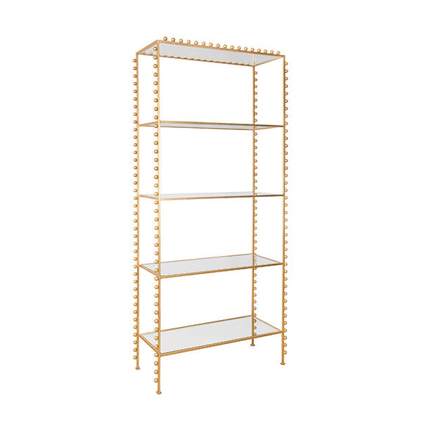 Goldie Etagere - Gold Leaf