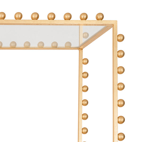 Goldie Etagere - Gold Leaf