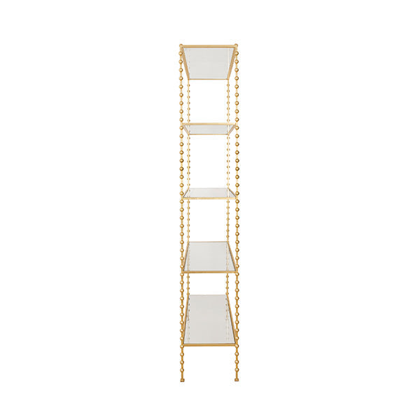 Goldie Etagere - Gold Leaf