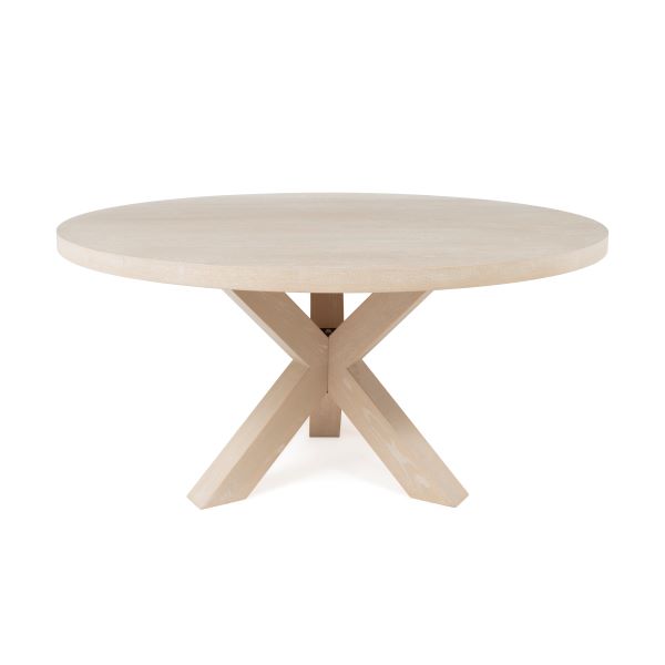 Greer Dining Table - Cerused Oak