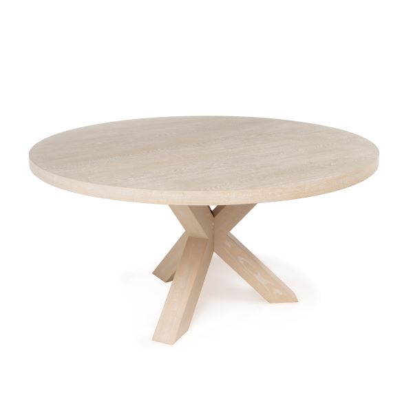 Greer Dining Table - Cerused Oak