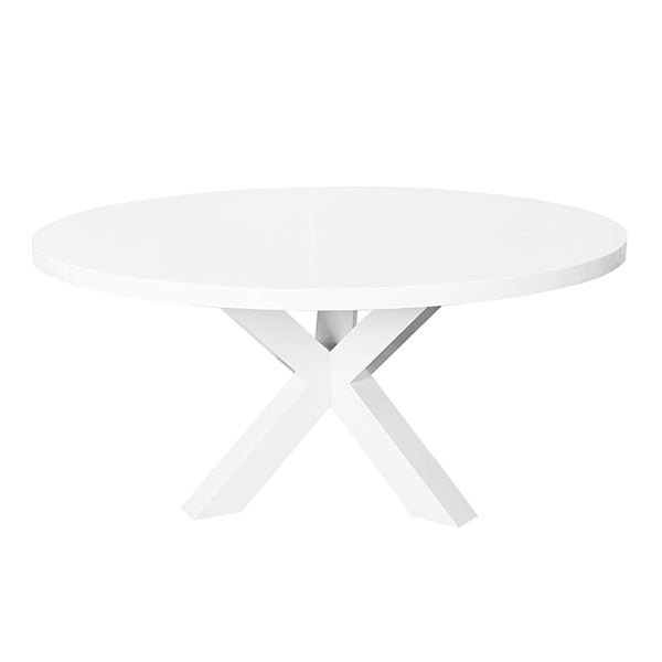 Greer Dining Table - White Lacquer