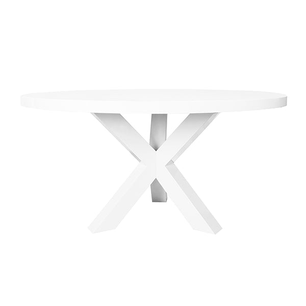 Greer Dining Table - White Lacquer