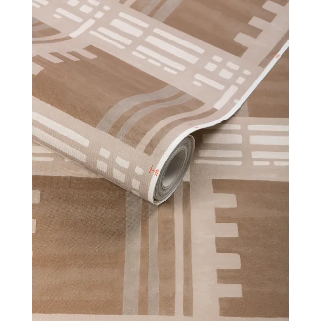 Riven Wallcovering Rose Taupe