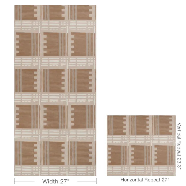 Riven Wallcovering Rose Taupe