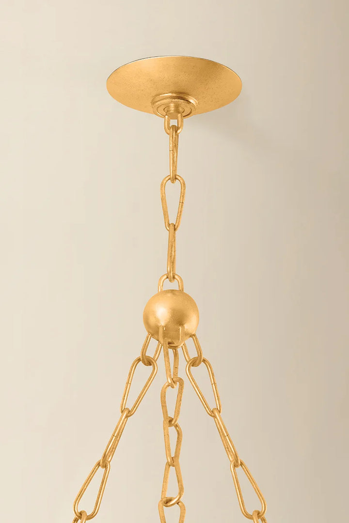 Galle Oyster Shell Chandelier - 54.25"
