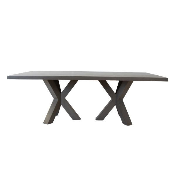 Haines Dining Table - Smoke Gray Finish