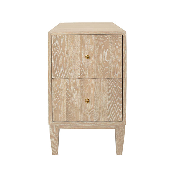 Hammond Side Table - Cerused Oak