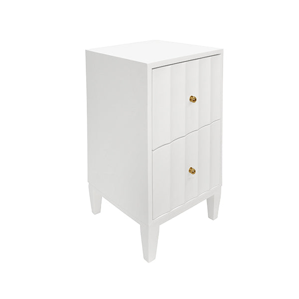 Hammond Side Table - White Lacquer