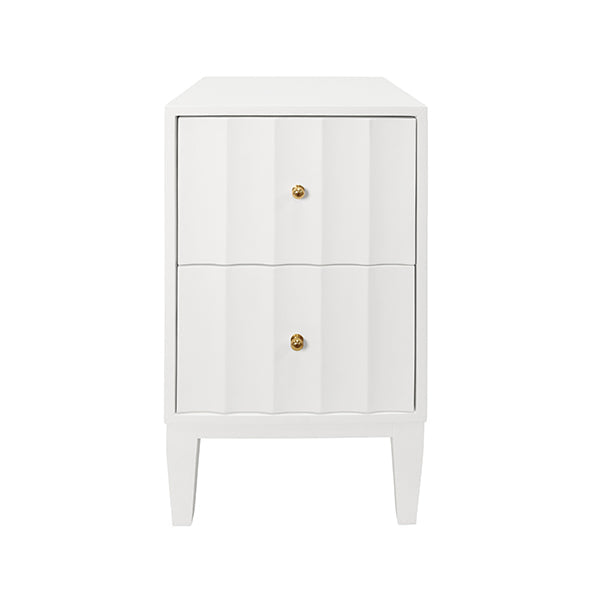 Hammond Side Table - White Lacquer