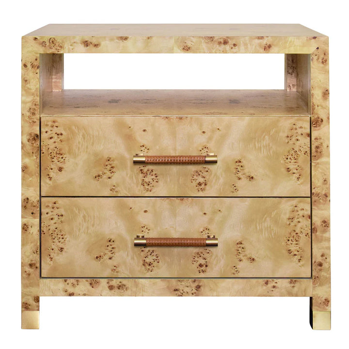 Hancock Side Table - Burl Wood