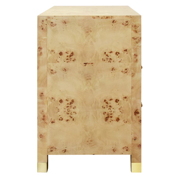 Hancock Side Table - Burl Wood
