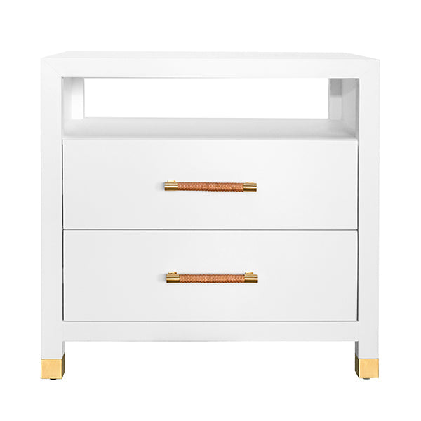 Hancock Side Table - White Lacquer