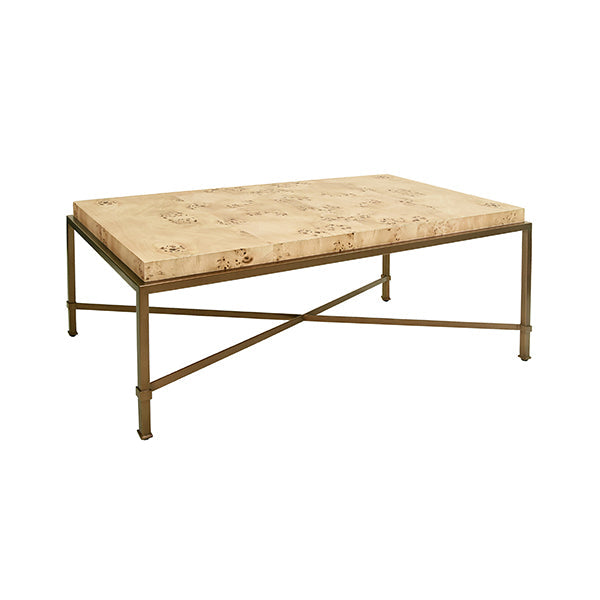 Hardwick Coffee Table - Light Burl Wood