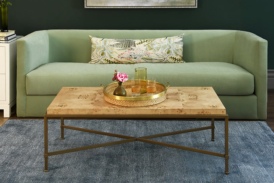 Hardwick Coffee Table - Light Burl Wood