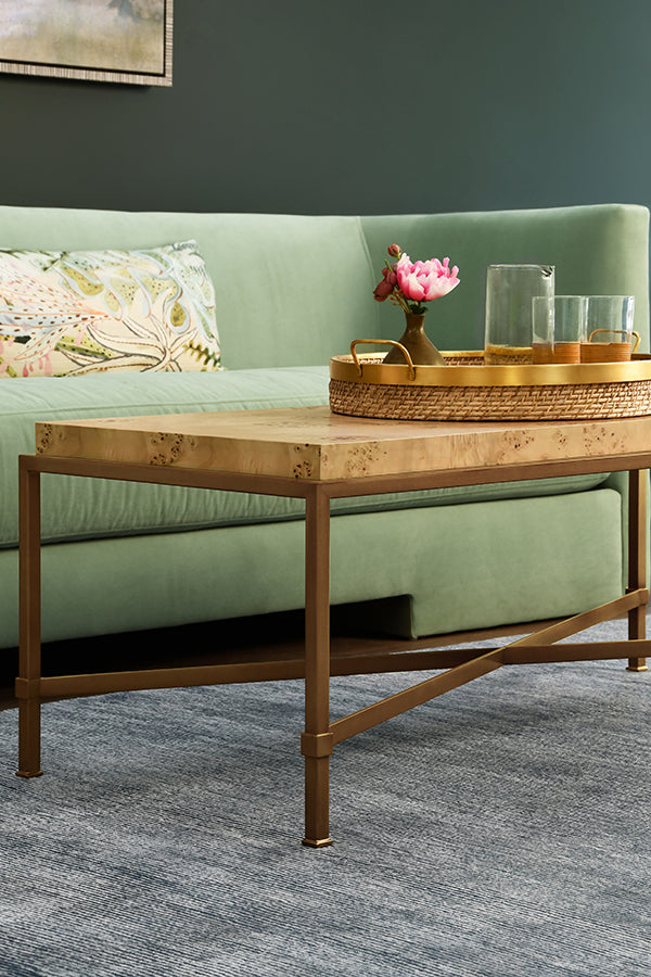 Hardwick Coffee Table - Light Burl Wood