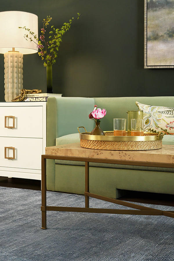 Hardwick Coffee Table - Light Burl Wood