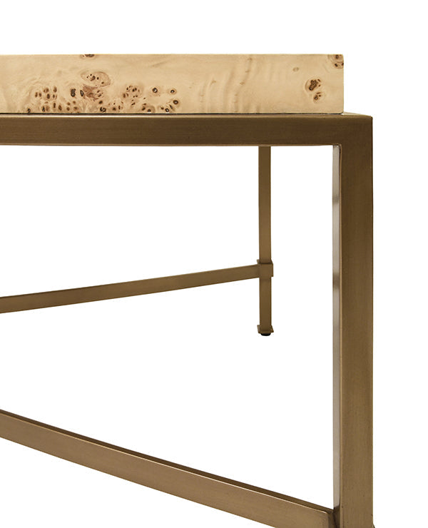 Hardwick Coffee Table - Light Burl Wood