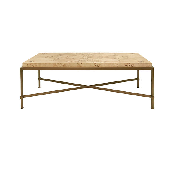 Hardwick Coffee Table - Light Burl Wood