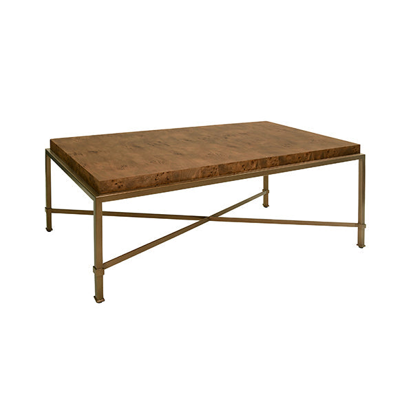 Hardwick Coffee Table - Dark Burl Wood