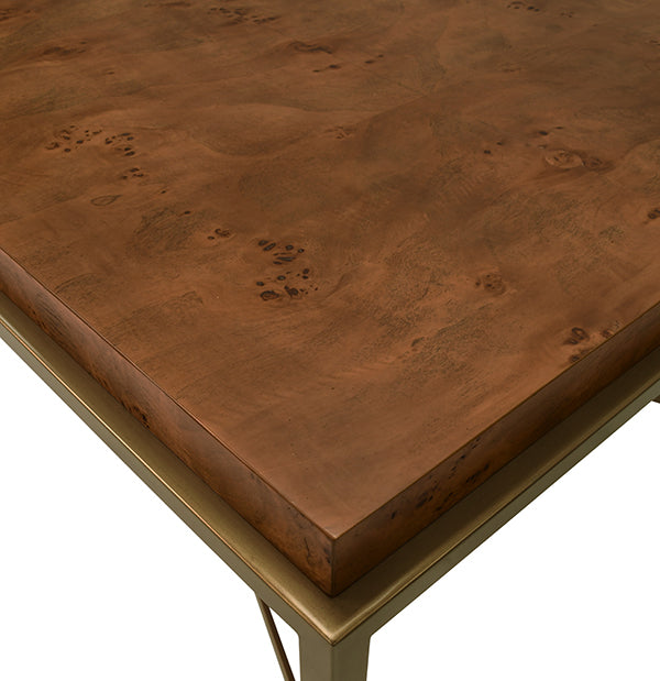 Hardwick Coffee Table - Dark Burl Wood