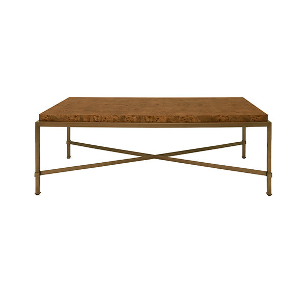 Hardwick Coffee Table - Dark Burl Wood