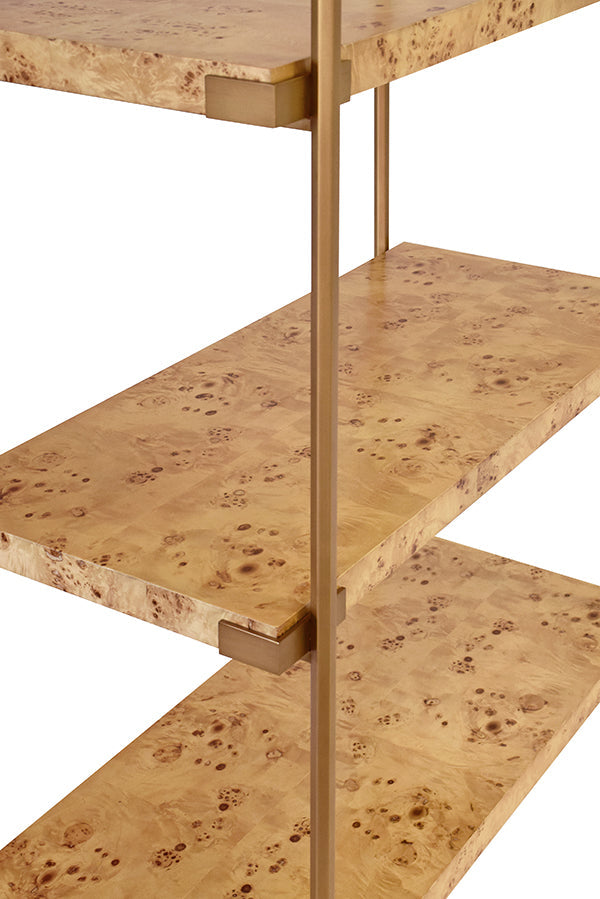 Harris Etagere - Burl Wood