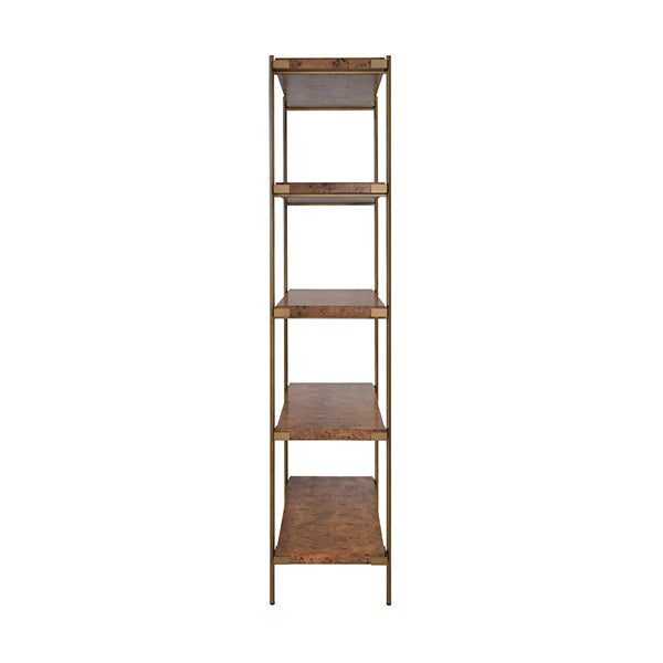 Harris Etagere - Dark Burl Wood